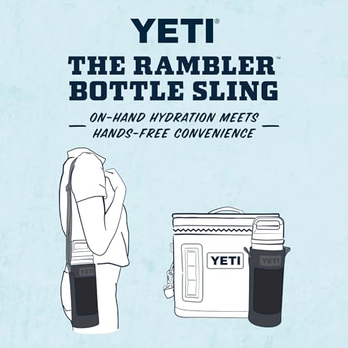 YETI Bottle Sling for Rambler Bottles Large Black Fits 26 & 36 oz
