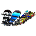 StoreYourBoard Double Sided Adjustable Ski and Snowboard Ceiling Rack