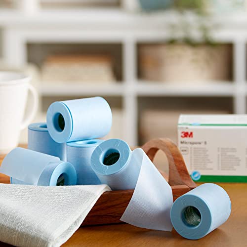 3M Silicone Medical Tape 2 Inch Non-Sterile Blue 6 Rolls