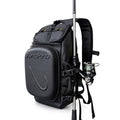 Fishing Sling Pack with Foldable Workstation Water-Resistant Tackle Bag for Saltwater & Freshwater