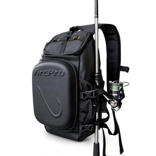 Fishing Sling Pack with Foldable Workstation Water-Resistant Tackle Bag for Saltwater & Freshwater