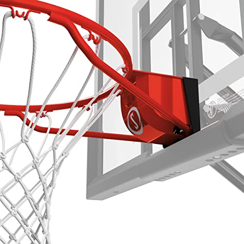 Breakaway 18-Inch Steel Basketball Rim with Net - Pro Slam Red, Indoor & Outdoor