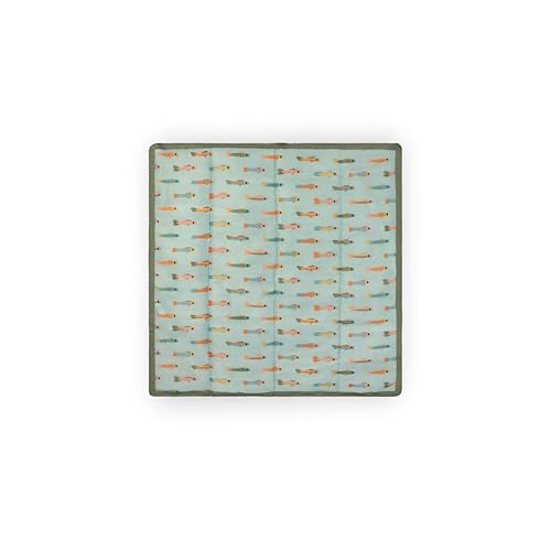 Little Unicorn Minnow Pond 5'x7' Outdoor Family Picnic & Beach Blanket, Water-Resistant & Compact