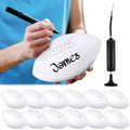 Seenelling Size 7 Autograph Footballs - 12 Pack White Synthetic Leather for Autographs & Training
