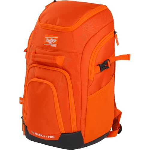 Rawlings Franchise 2.0 Player's Baseball & Softball Backpack - Athletic Orange