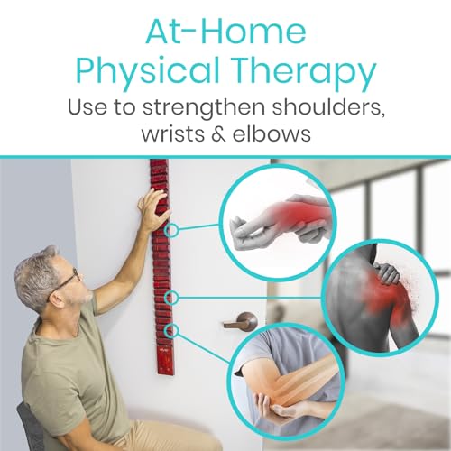 Red Wood Vive Finger Ladder for Shoulder & Arm Therapy - Physical Rehab Equipment