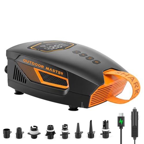Portable Electric Paddle Board Pump 74Wh Fast Inflator & Deflator for SUPs