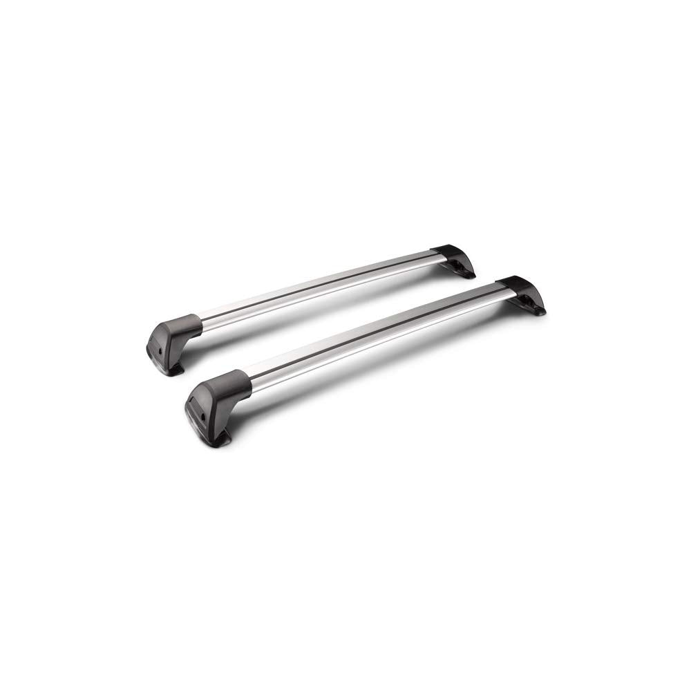 YAKIMA, FlushBar Crossbar with Integrated Towers for Roof Rack Systems (1 Bar), Silver, X-Small