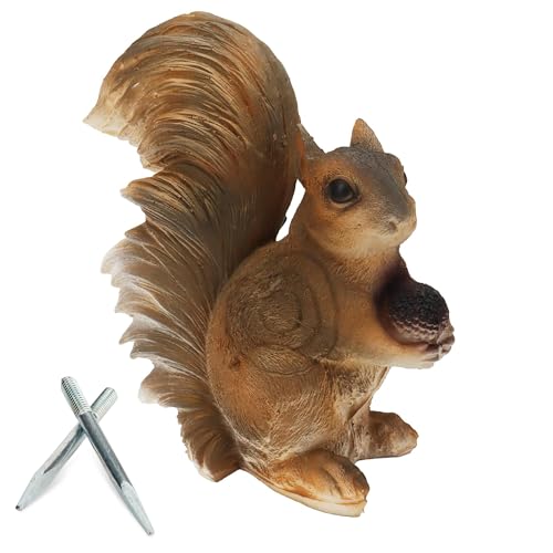 3D Animal Target Squirrel Foam Archery Target with Ground Stakes for Outdoor Hunting