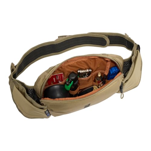 Thule Hip Hydration Pack 2L Faded Khaki with Phone Zipper Pocket & Reflective Details