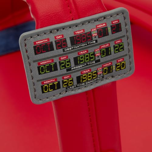 Back to the Future Marty McFly Cosplay Mini Backpack with Zipper Charm - Universal Collectible Bag