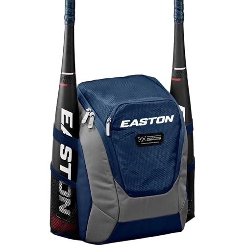 Easton Dugout Youth Baseball Backpack Equipment Bag Navy