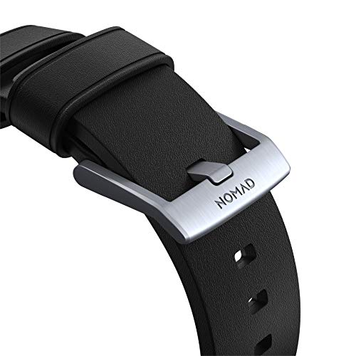 Nomad Active Leather & Waterproof FKM Rubber Apple Watch Band 45mm