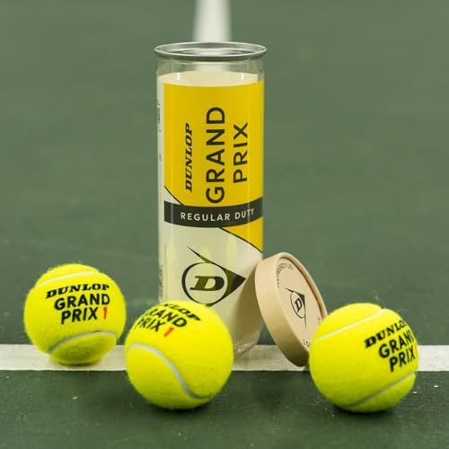 Dunlop Grand Prix Tennis Balls 24 Can Case (72 Balls) - Regular Duty