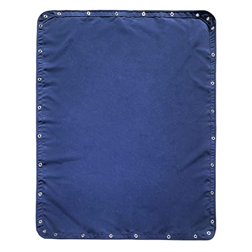 TeBaisea 82x58 Inch Dark Blue Marine Boat Shade Cover - Waterproof UV Protection