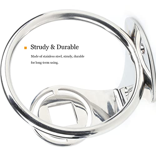 Marine Stainless Steel Drink Holder Cup Mount for Boat Yacht Deck