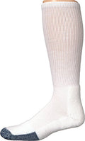 Large White Unisex Basketball Over Calf Socks - Thorlos