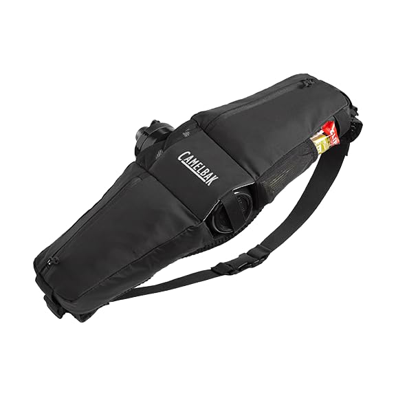 CamelBak Podium Flow 4 Hydration Belt Black 2.0 with 21oz Bottle for Cycling