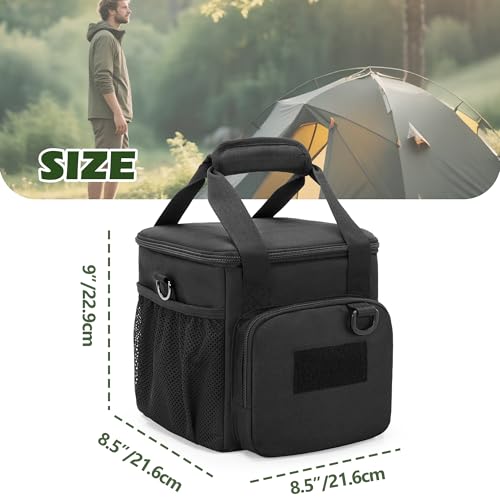 Propane Tank Storage Bag Holds 4 Mini 1LB Gas Tanks Camping Gear