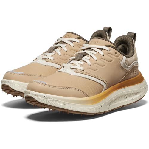 KEEN Women's Breathable Walking Shoes - Performance Comfort, Safari Birch, Size 7