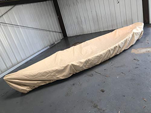 14-15 ft Waterproof Canoe & Kayak Cover - UV & Dust Proof Outdoor Storage