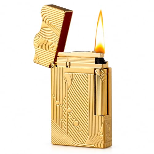 Laicengo Vintage Sanji Copper Butane Refillable Gas Lighter for Men & Dad