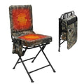 MYDAYS Heated 360° Swivel Hunting Blind Chair, Foldable Ground Seat for Hunting & Camping
