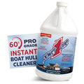 1 Gallon Boat Hull Cleaner for Fiberglass - Hard Water & Rust Stain Remover - Pack of 1