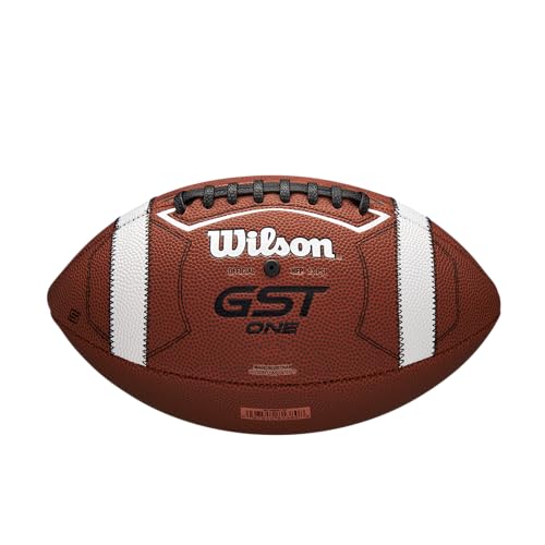 Wilson GST SpeedSkin Official Size American Football - Brown, Grip & Control