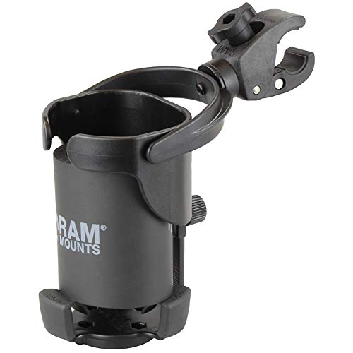 RAM Mounts Motorcycle Drink Holder XL with Self-Leveling and Tough-Claw