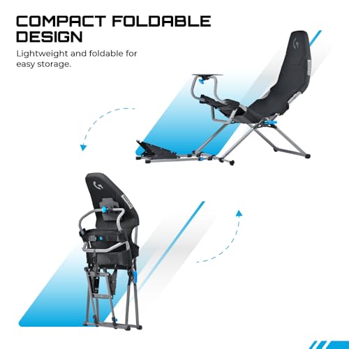 Playseat Challenge X - Logitech G Edition Foldable Sim Racing Cockpit for Logitech Wheels