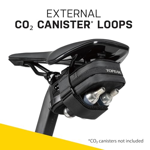 Topeak Elementa GearBag EX Compact Bike Seat Bag with Zippered Tool Compartment