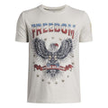 Under Armour Boys' Freedom Military T-Shirt - Small Summit White & Desert Sand