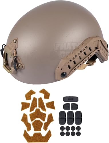 FMATAL GEAR SF High-Cut Tactical Helmet Large-X-Large Sandblast Finish for Airsoft & Outdoor Sports