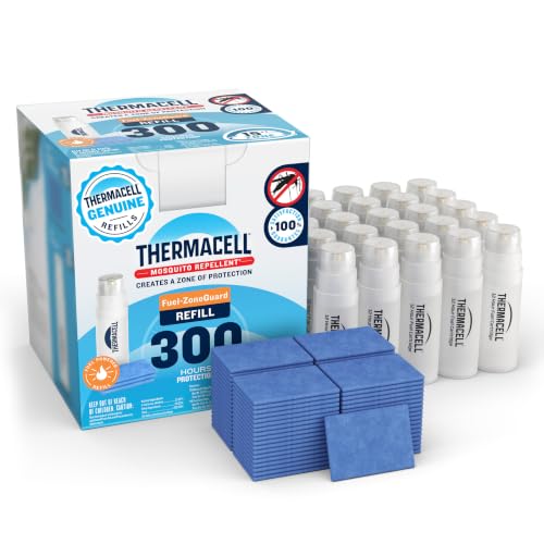 Thermacell 300-Hour Fuel-ZoneGuard Mosquito Repellent Refills Pack – Genuine, EPA-Registered, Scent-Free, for Outdoor Mosquito Protection