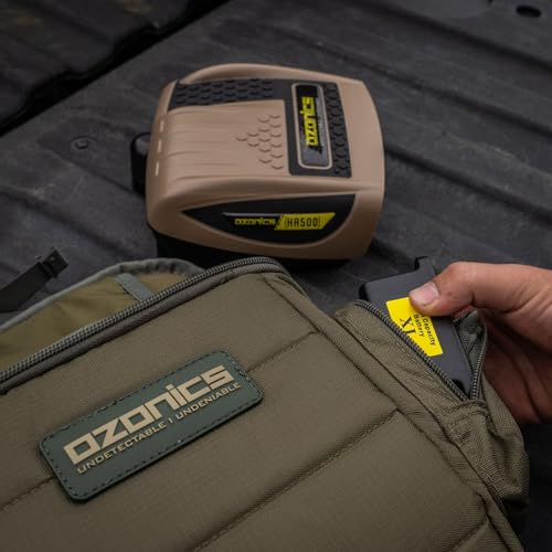 Ozonics SG-BAG2 Green Carry Bag for HR230/HR300/HR500 Ozone Generators, Lightweight Travel Case with Pouches