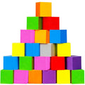 CUKBLESS 40 pcs Soft Foam Pit Blocks - 5.9x5.9x5.9 Inches, Flame Retardant