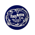 Ford Vintage 1903 Logo Sticker - 4x4 Inch Round Car Decal, Made in USA