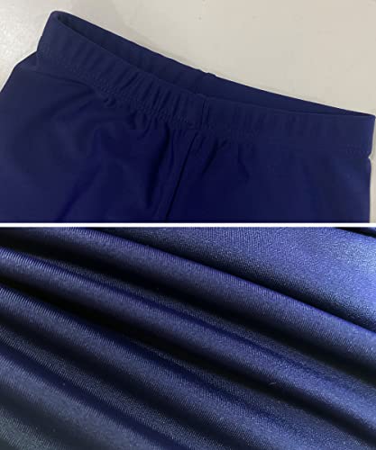 Kids Unisex Swim Pants with UPF 50+ Sun Protection & Rash Guard - Navy, 10-12 Years