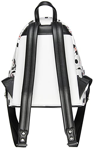 Loungefly Disney 101 Dalmatians Mini Backpack with Spots and Pups Print - 11 Inch