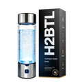 Hydrogen Water Bottle Generator 460ml Portable Silver Electrolysis Machine