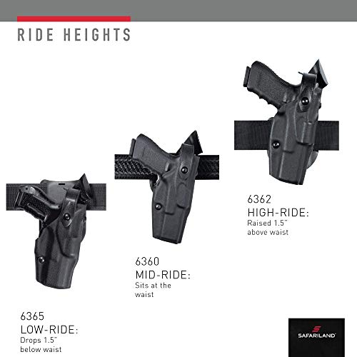 Safariland 6365 ALS Low-Ride Level 3 Duty Holster for Springfield XD .45 Tactical FDE — Right Hand