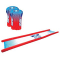 Wow Sports 25ft Inflatable Water Slide with Zigzag Sprinklers & Sleds