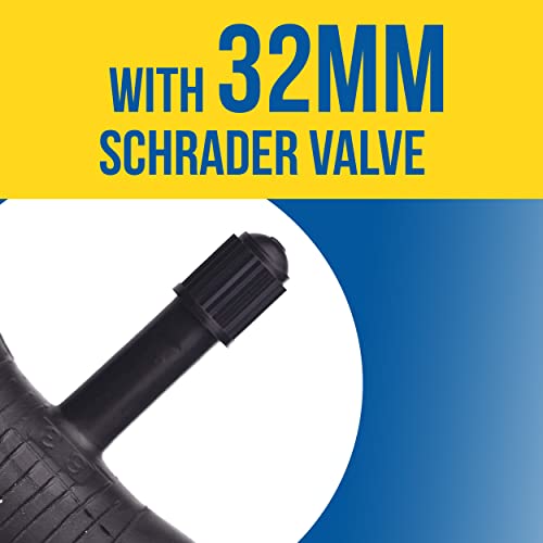 26x1.75/2.125 Bike Inner Tube - 6 Pack with Schrader Valve for Road & Mountain Bikes