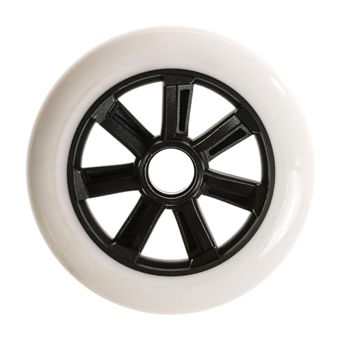 Rollerblade Unisex - Adult Hydrogen 125/85A (6 Pieces) 6 Inline Skate Wheels, White, 125 mm/85A