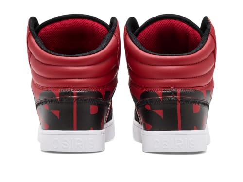 Osiris Mens Clone Skate Shoes 14 Red/Black/Font - Trendy and Durable Footwear