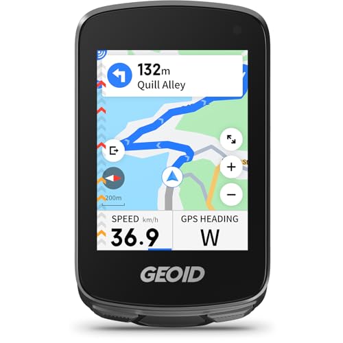 GPS Bike Computer 2.8'' Touchscreen Navigation Re-Route WiFi Waterproof