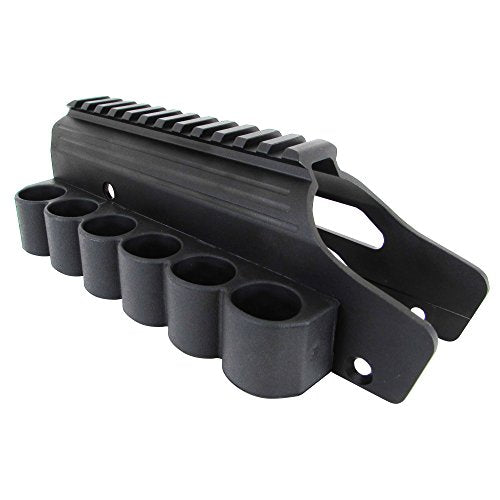 Mossberg Shotgun Rail Mount & Side Saddle for 500 590 - Tactical Accessory