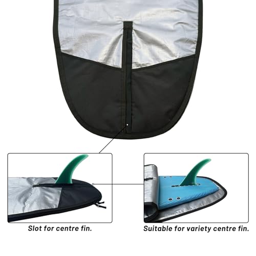 UP SURF Surfboard bag, Daylight Bags for Longboard, Size