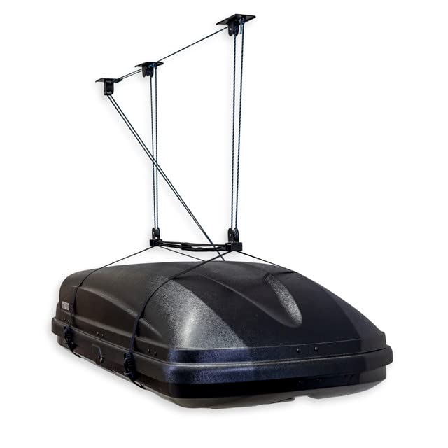 EasyLift Garage Ceiling Hoist System - Holds 150 lb, Includes Adjustable Straps